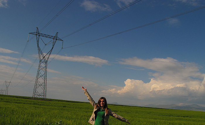Investors Beyond Borders President Marijana Josifvoska in Macedonia, the home of the International Renewable Energy Case Competition. investorsbeyondborders.com