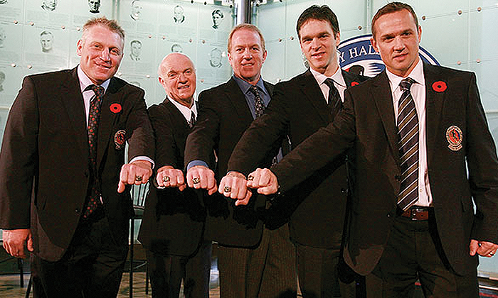 The 2009 Hockey Hall of Fame inductees, pictured above, are labelled by many as the best hall of fame class of the decade. Getty Images