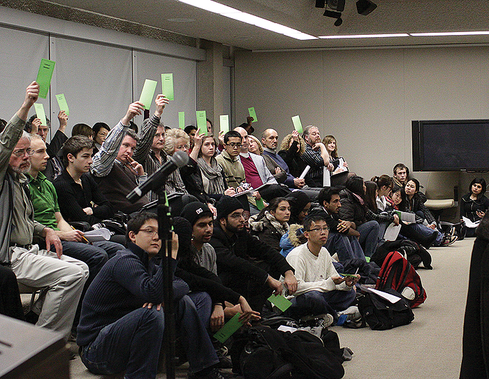 ECC members vote in favour of fee increases, effective next year. Edward Cai/The Medium