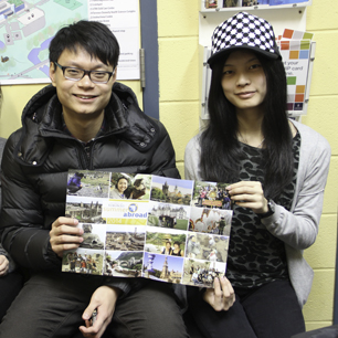 International students at UTM’s International Centre in the Davis Building during drop-in hours.