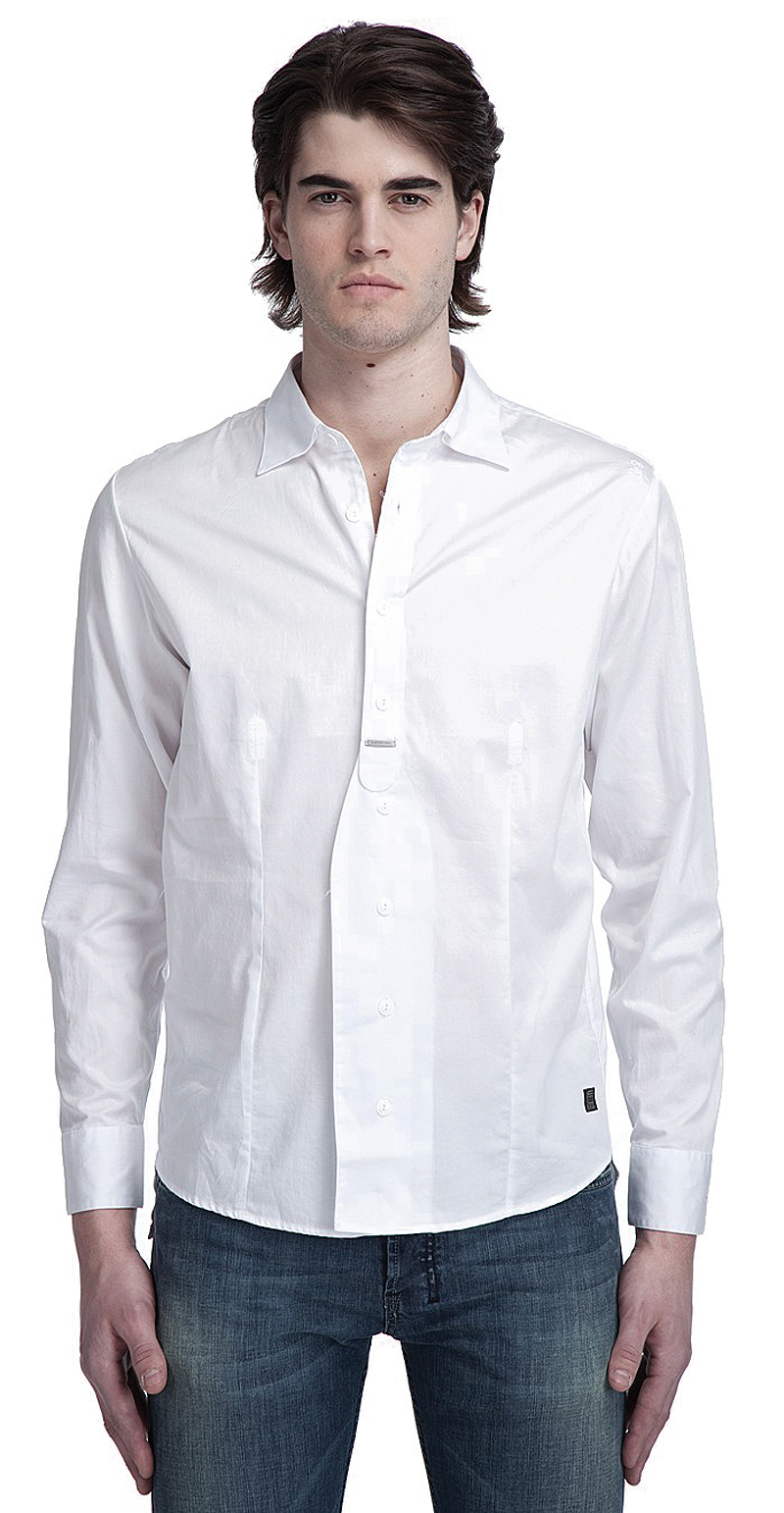 wardrobe - his stupid white shirt